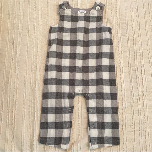 Mud Pie Grey Gingham Jumper for baby 6-9 months - Picture 1 of 4